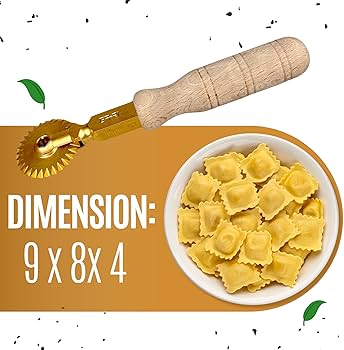 Amazon | イタリア製真鍮製フルーテッドパスタとペストリーホイール Amazon | イタリア製真鍮製フルーテッドパスタとペストリーホイール